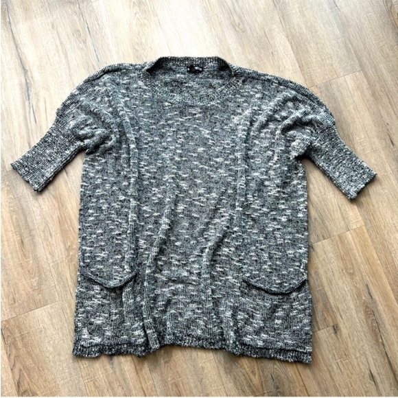 Express Oversized 3/4 Sleeve Sweater - Picture 1 of 6